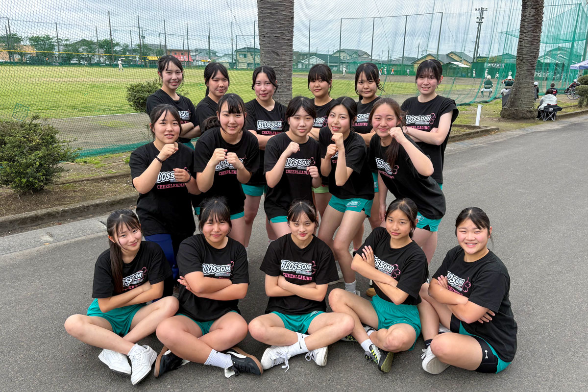 ５月９日（土）の九州電力キューデンヴォルテクス戦に櫻美学園高校チアリーディング部BLOSSOM (ブロッサム)がやって来ます！