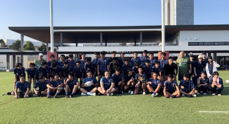 日本代表からラグビークリニックを開催していただきました！
